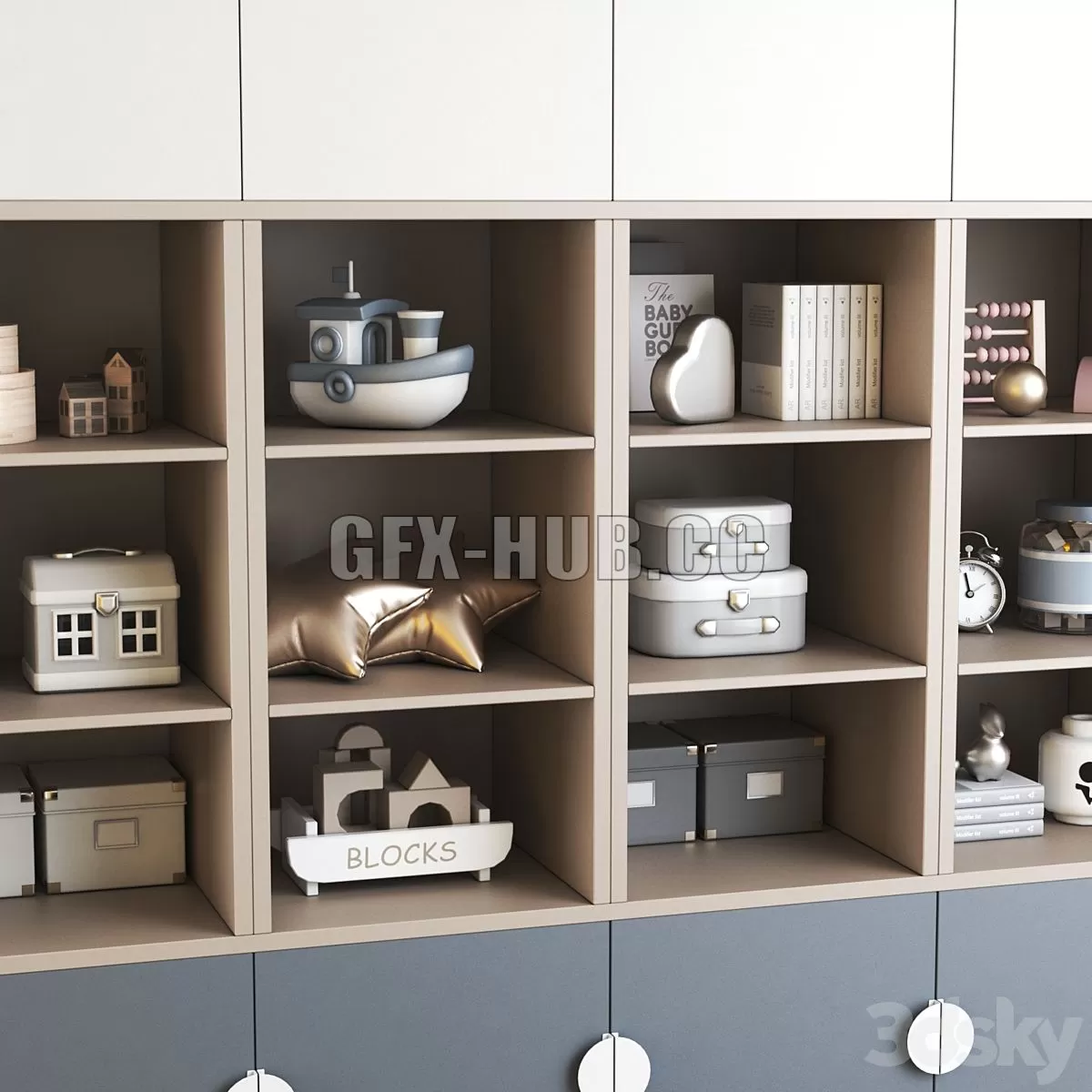 FURNITURE 3D MODELS – Furniture for Nursery 3