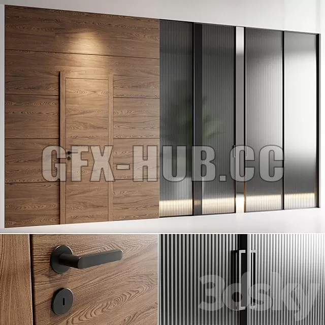 FURNITURE 3D MODELS – Garofoli Doors Set 2