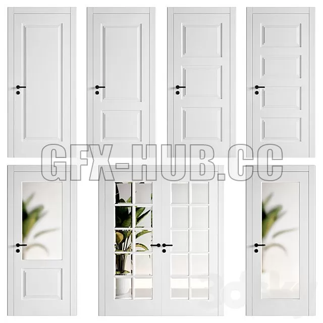 FURNITURE 3D MODELS – Garofoli Doors Set 4
