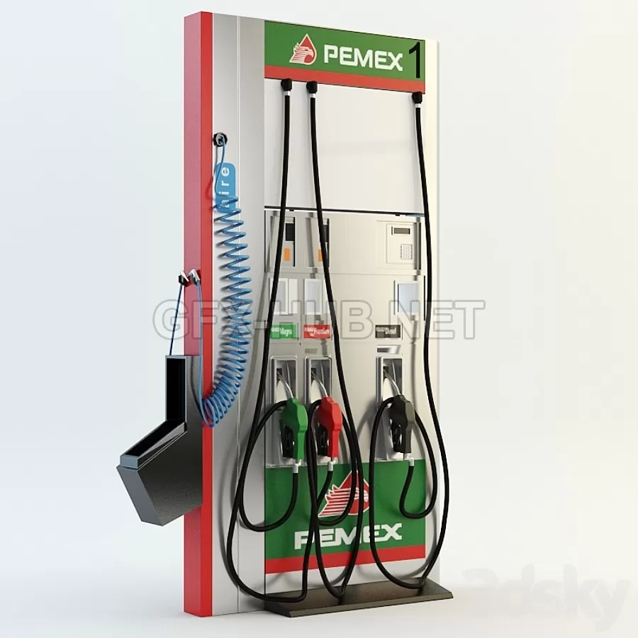 FURNITURE 3D MODELS – GAS DISPENSER UNITS-2