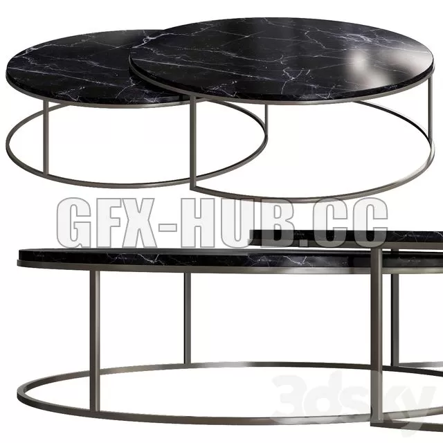 FURNITURE 3D MODELS – Globe West Elle Nest Coffee Table