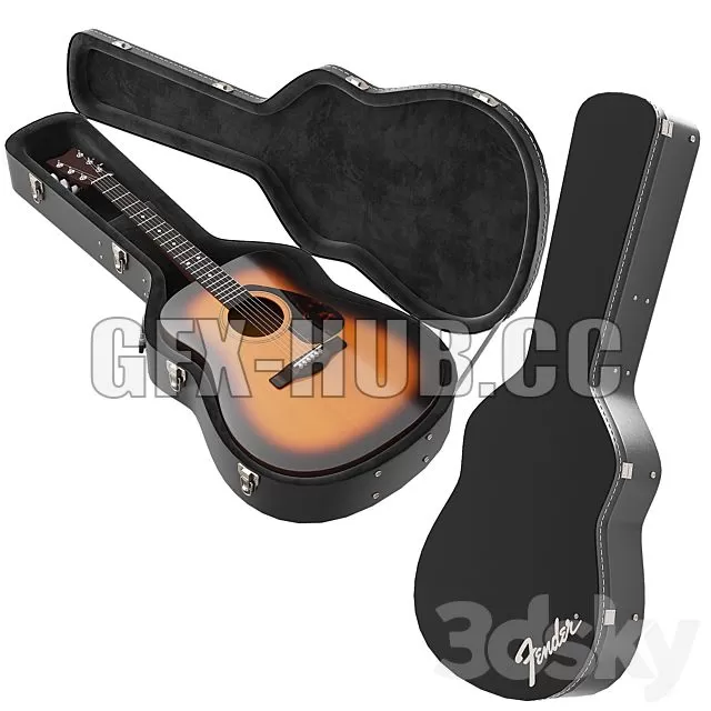 FURNITURE 3D MODELS – Guitar Case FURNITURE 3D MODELS – Guitar Case