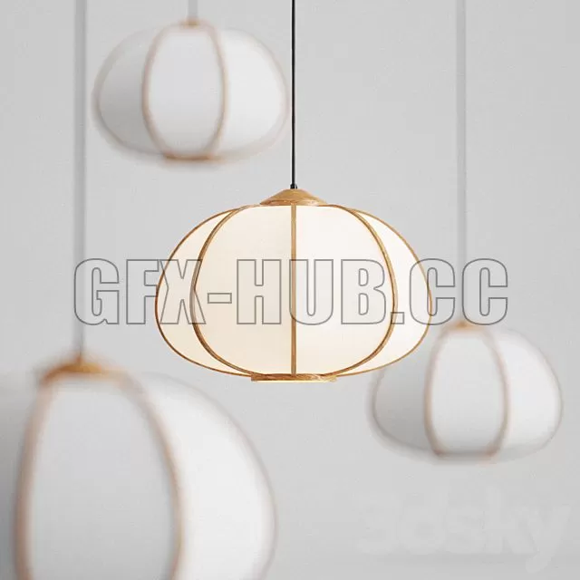 FURNITURE 3D MODELS – H&M Bamboo Pendant Light FURNITURE 3D MODELS – H&M Bamboo Pendant Light