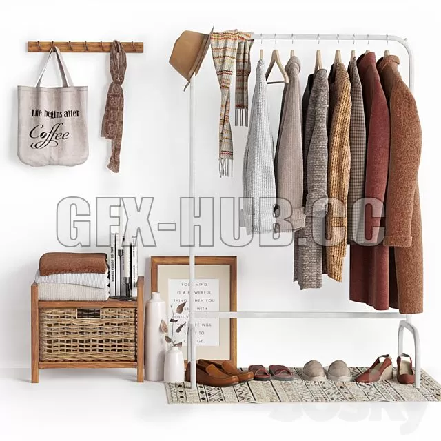 FURNITURE 3D MODELS – Hallway Decor FURNITURE 3D MODELS – Hallway Decor