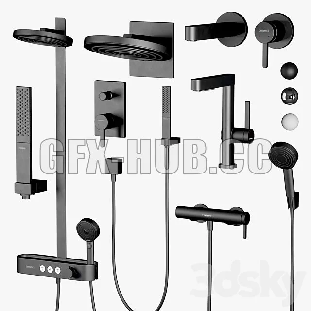 FURNITURE 3D MODELS – HANSGROHE Set 2 FURNITURE 3D MODELS – HANSGROHE Set 2