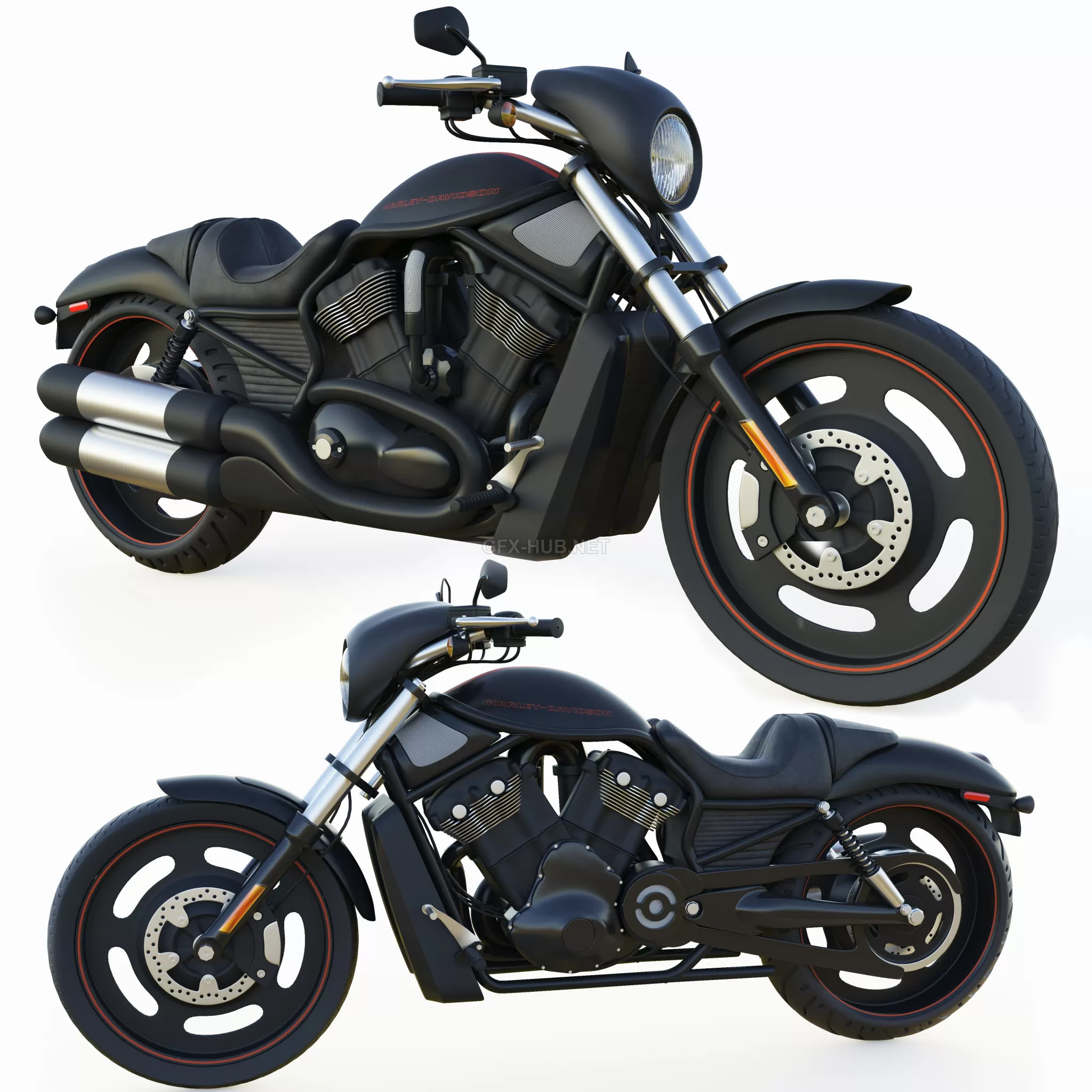 FURNITURE 3D MODELS – Harley-davidson night rod FURNITURE 3D MODELS – Harley-davidson night rod