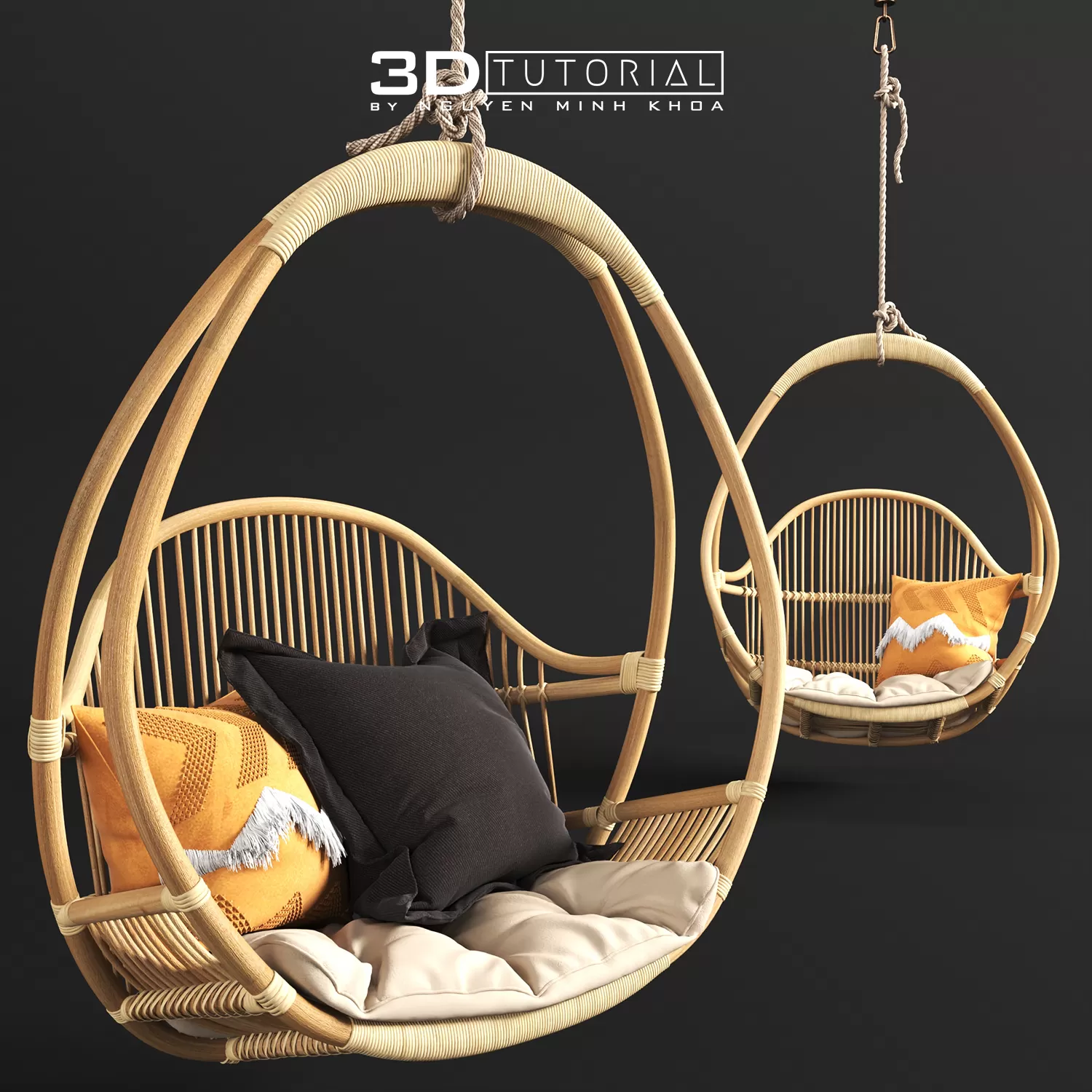 FURNITURE 3D MODELS – Hemmingway Hanging Chair byNguyenMinhKhoa FURNITURE 3D MODELS – Hemmingway Hanging Chair byNguyenMinhKhoa