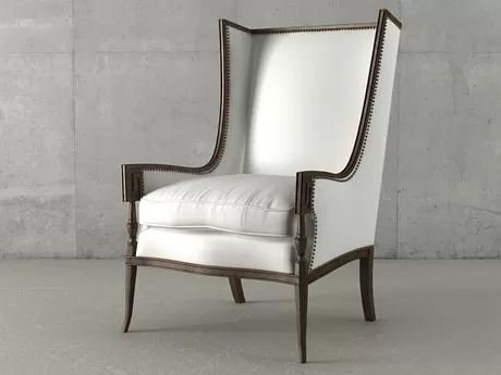 FURNITURE 3D MODELS – Highback Armchair FURNITURE 3D MODELS – Highback Armchair