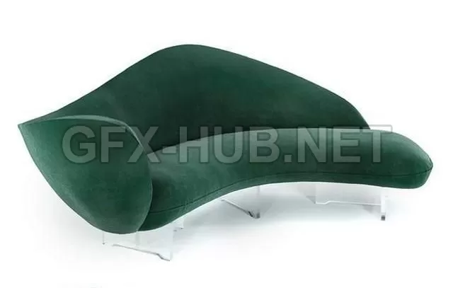 FURNITURE 3D MODELS – Hindsight Sofa Model – 2020 Vladimir Kagan