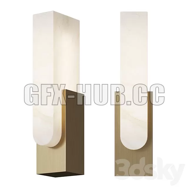 FURNITURE 3D MODELS – HOLLY HUNT Agatha LED Wall Sconce