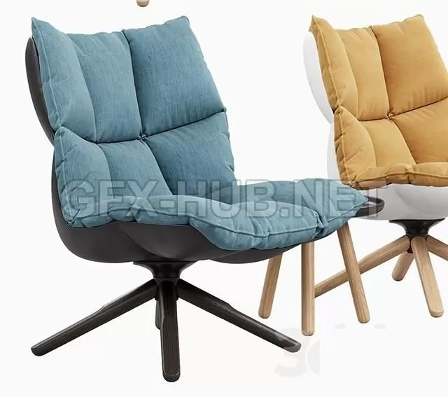 FURNITURE 3D MODELS – Husk armchair