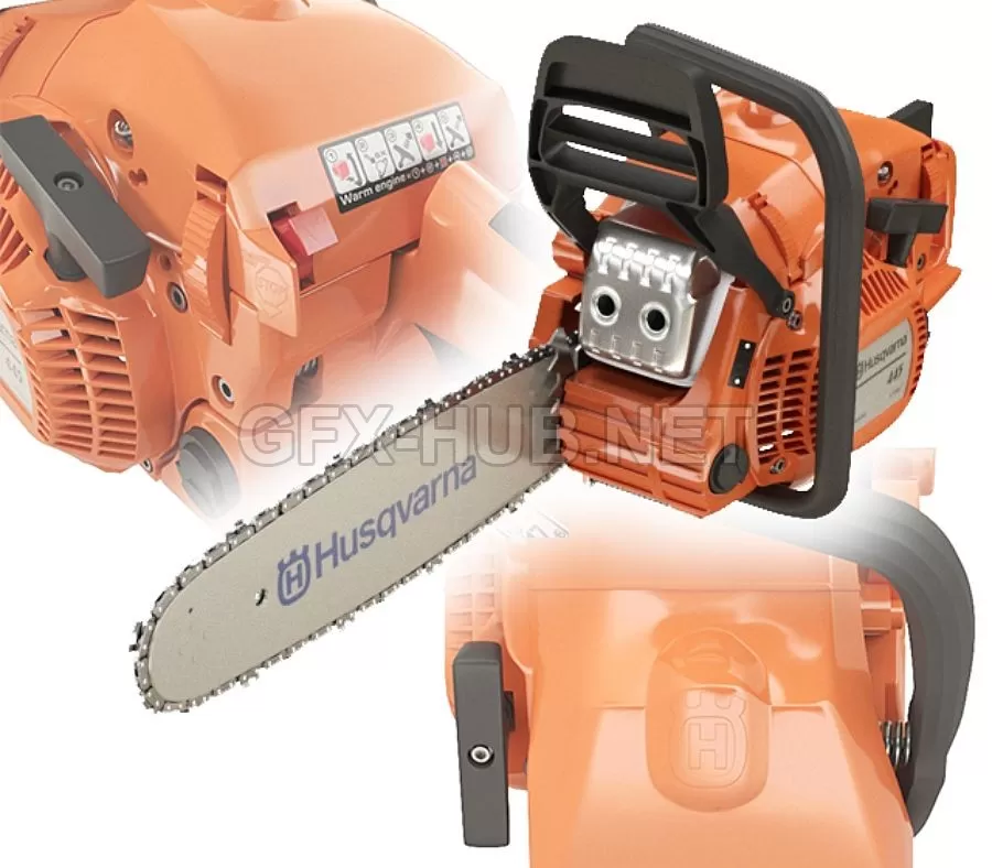 FURNITURE 3D MODELS – Husqvarna 445