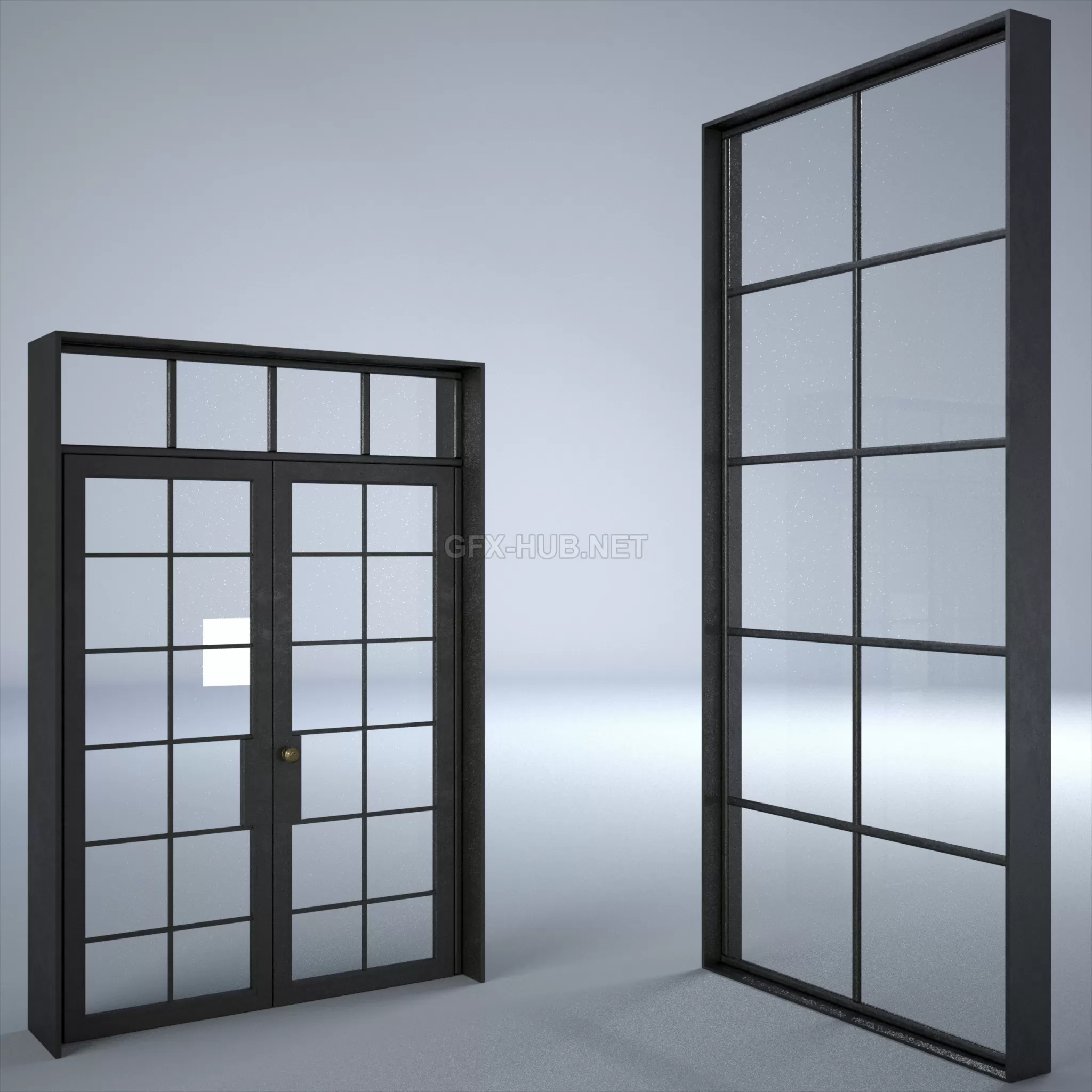 FURNITURE 3D MODELS – Industrial Door and Window FURNITURE 3D MODELS – Industrial Door and Window