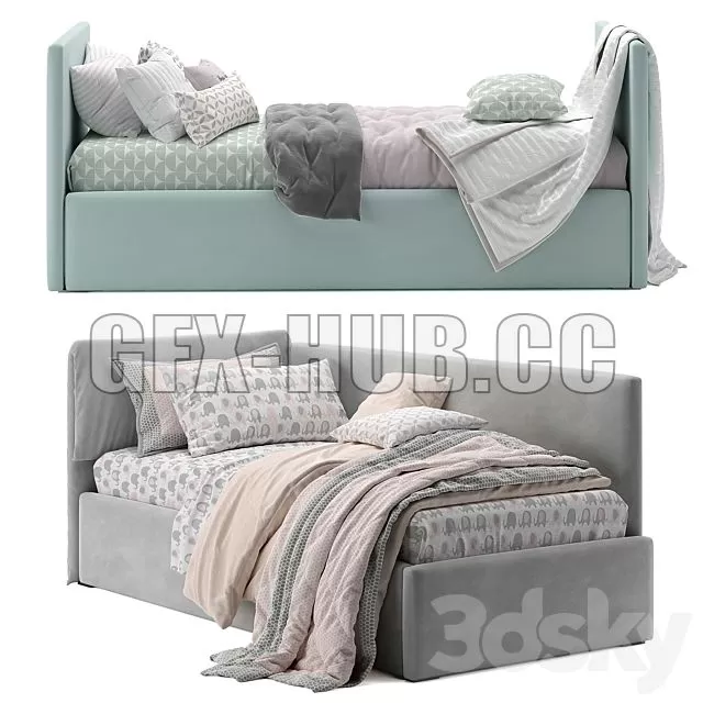 FURNITURE 3D MODELS – Iorca Bolzan CornerBed and Daybed FURNITURE 3D MODELS – Iorca Bolzan CornerBed and Daybed