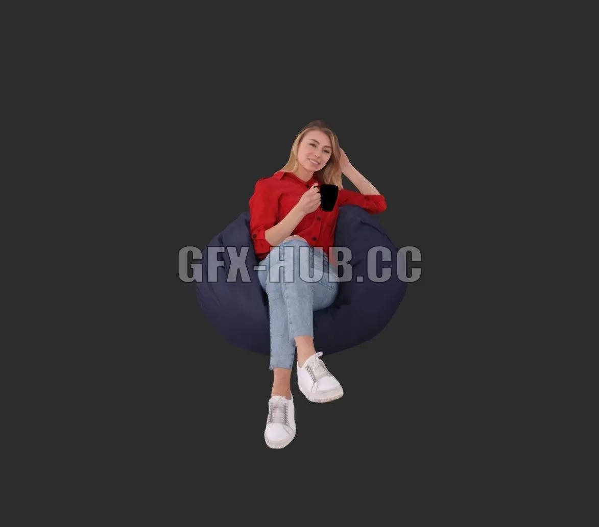 FURNITURE 3D MODELS – Isabelle Posed 004 FURNITURE 3D MODELS – Isabelle Posed 004