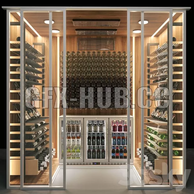 FURNITURE 3D MODELS – JC Wine Cellar 4 FURNITURE 3D MODELS – JC Wine Cellar 4