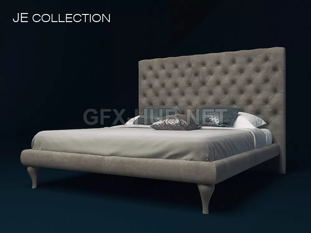FURNITURE 3D MODELS – JE Collection Bed FURNITURE 3D MODELS – JE Collection Bed