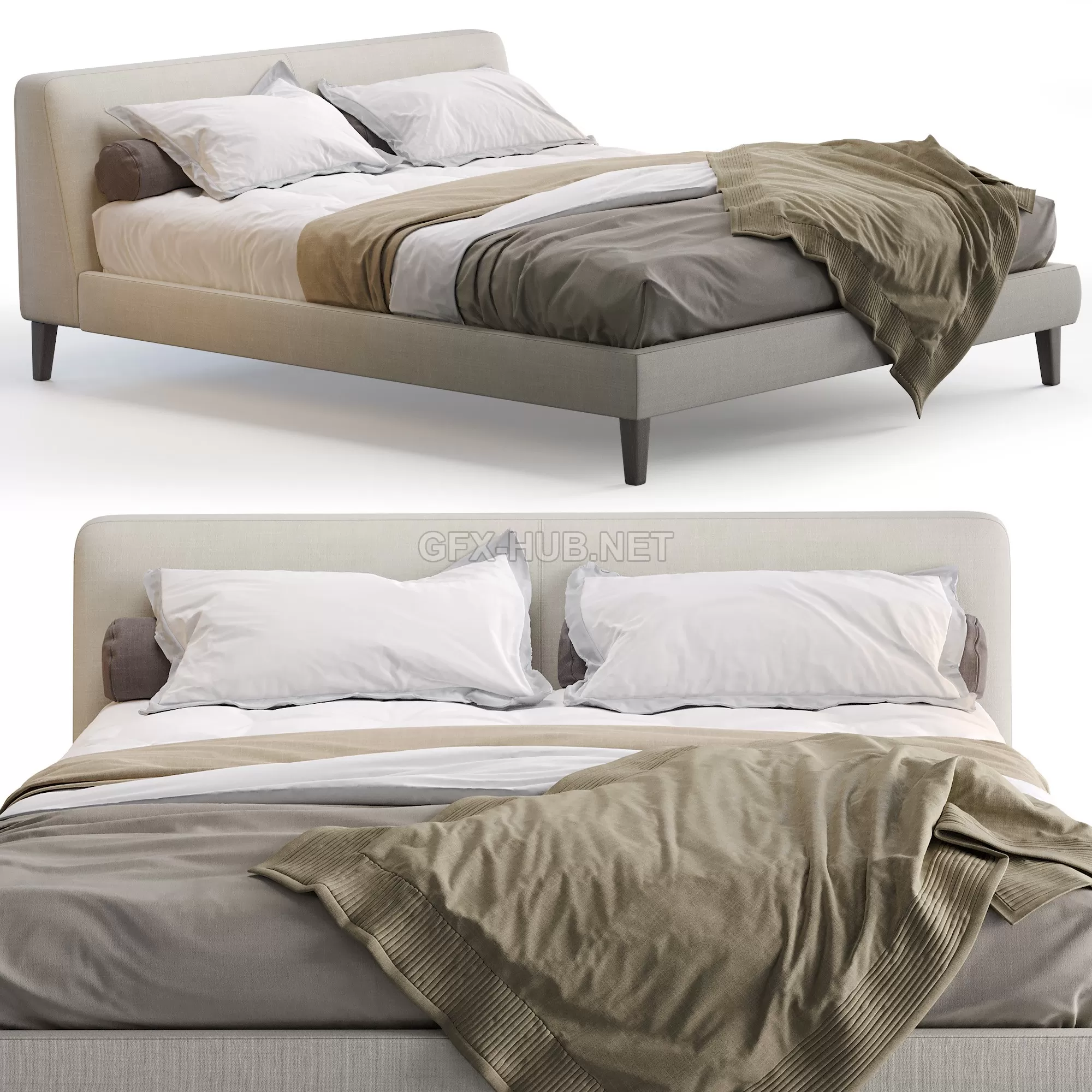 FURNITURE 3D MODELS – Jesse bed joel FURNITURE 3D MODELS – Jesse bed joel