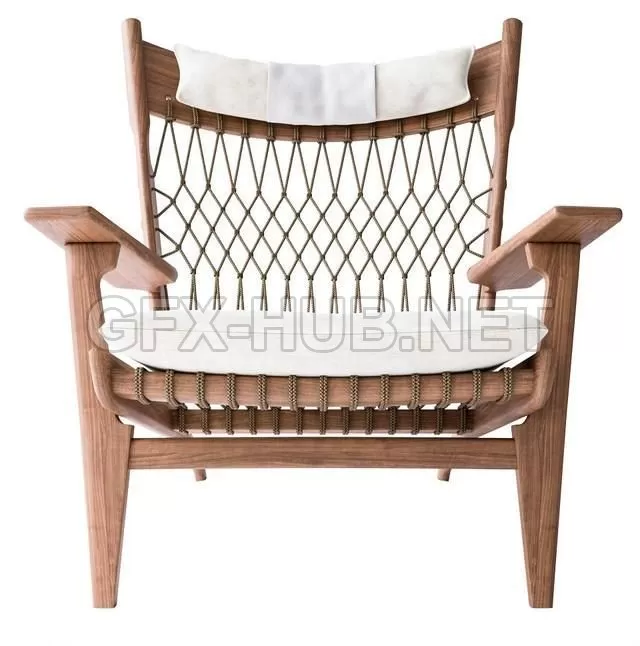 FURNITURE 3D MODELS – JH 719 Armchair by Johannes Hansen FURNITURE 3D MODELS – JH 719 Armchair by Johannes Hansen