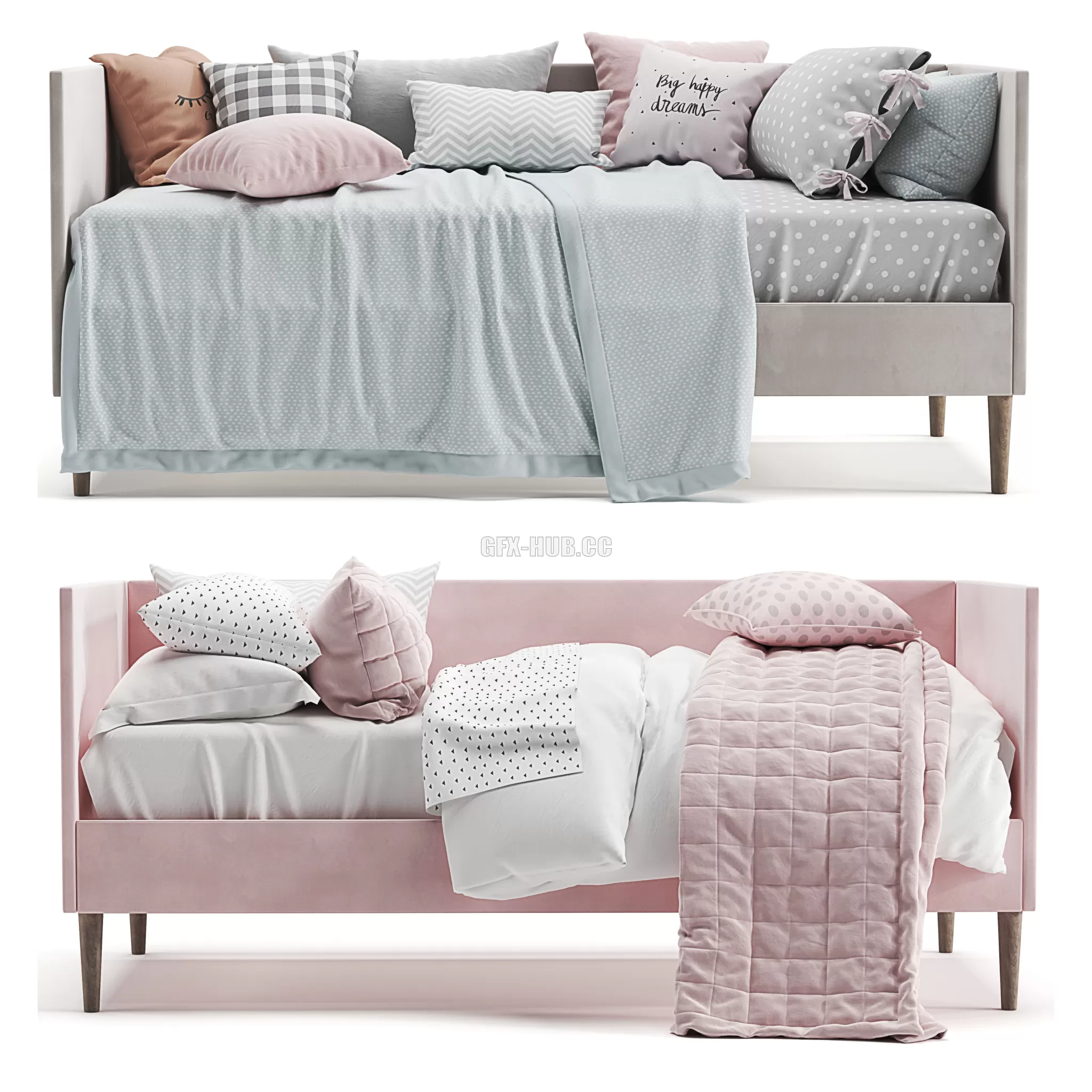 FURNITURE 3D MODELS – Jude Daybed FURNITURE 3D MODELS – Jude Daybed