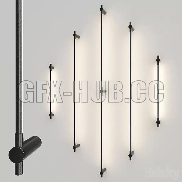FURNITURE 3D MODELS – Juniper Thin Single & Double Wall Lamps FURNITURE 3D MODELS – Juniper Thin Single & Double Wall Lamps