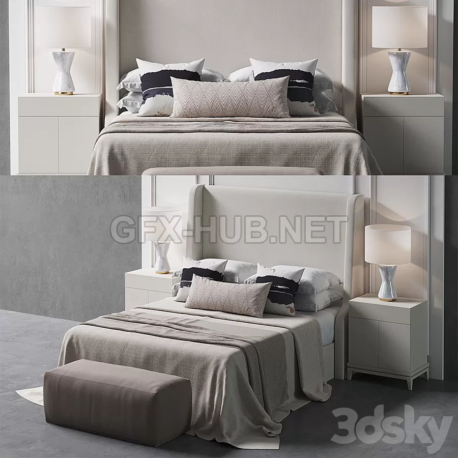 FURNITURE 3D MODELS – Juno bed fbc london FURNITURE 3D MODELS – Juno bed fbc london