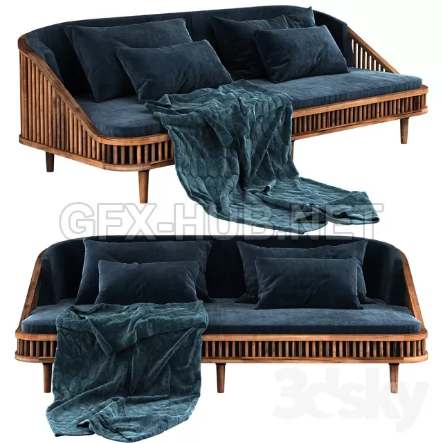 FURNITURE 3D MODELS – KBH Dedar Sofa FURNITURE 3D MODELS – KBH Dedar Sofa