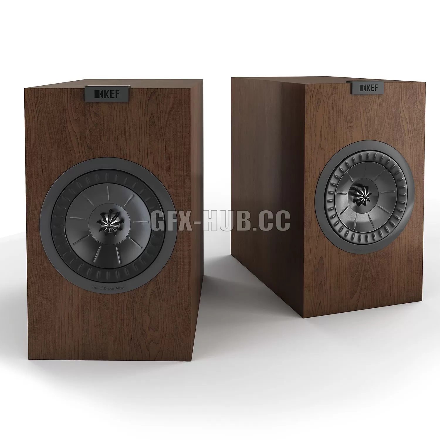 FURNITURE 3D MODELS – KEF Q350 Walnut FURNITURE 3D MODELS – KEF Q350 Walnut