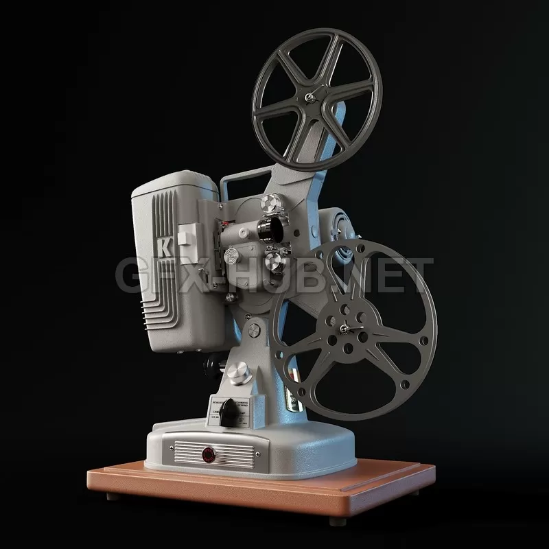 FURNITURE 3D MODELS – Keystone 109D 8mm Cinema Projector FURNITURE 3D MODELS – Keystone 109D 8mm Cinema Projector