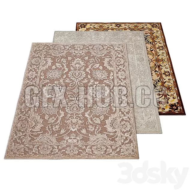 FURNITURE 3D MODELS – Khaki Area Rug FURNITURE 3D MODELS – Khaki Area Rug