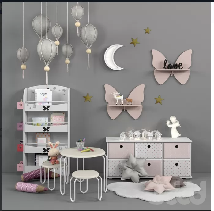FURNITURE 3D MODELS – Kids game zone FURNITURE 3D MODELS – Kids game zone