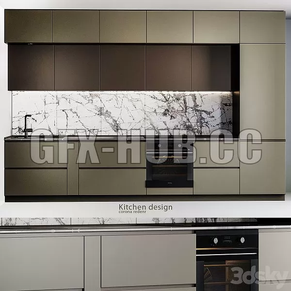 FURNITURE 3D MODELS – Kitchen 0001 FURNITURE 3D MODELS – Kitchen 0001