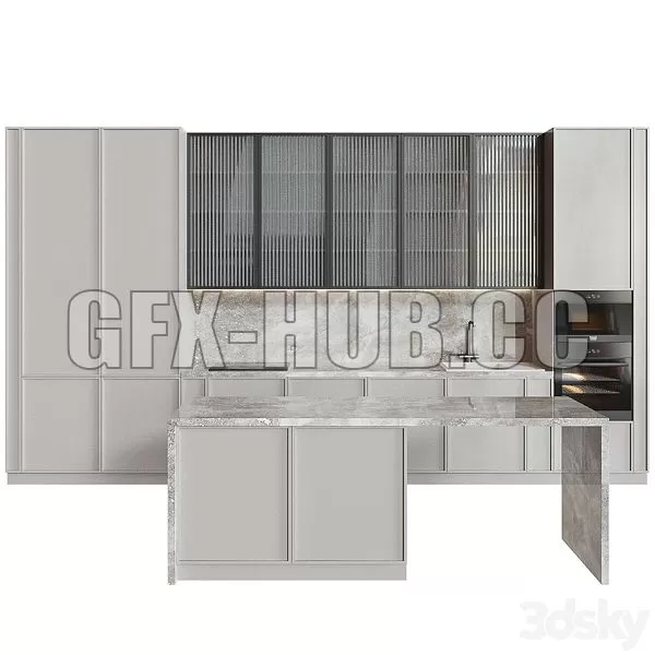 FURNITURE 3D MODELS – Kitchen 0003 FURNITURE 3D MODELS – Kitchen 0003