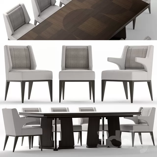 3DSKYMODEL – Dining Table sets – 4095