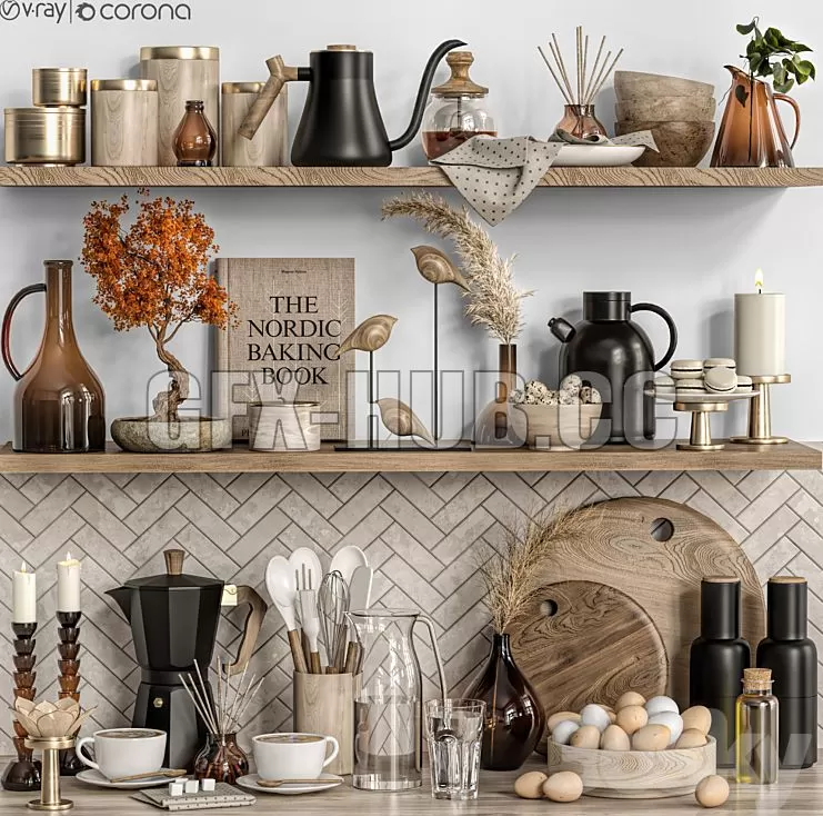 FURNITURE 3D MODELS – Kitchen Accessories 06 FURNITURE 3D MODELS – Kitchen Accessories 06