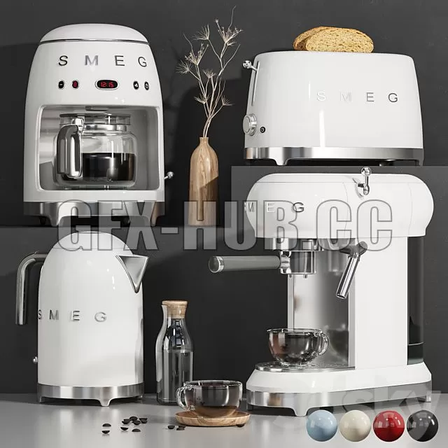 FURNITURE 3D MODELS – Kitchen Appliance Smeg FURNITURE 3D MODELS – Kitchen Appliance Smeg
