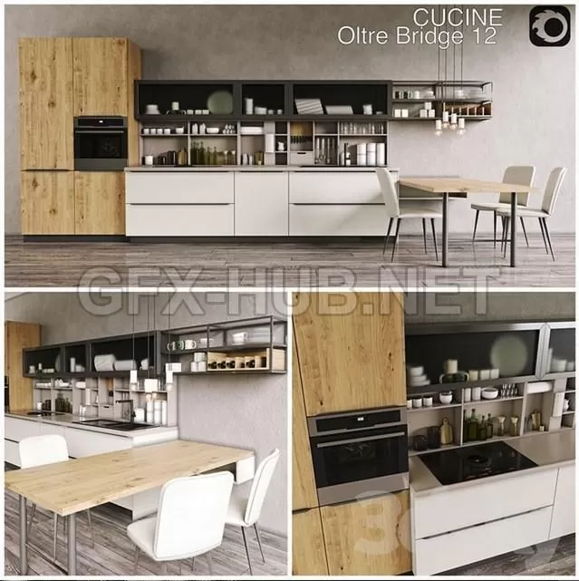 FURNITURE 3D MODELS – Kitchen CUCINE LUBE Oltre FURNITURE 3D MODELS – Kitchen CUCINE LUBE Oltre