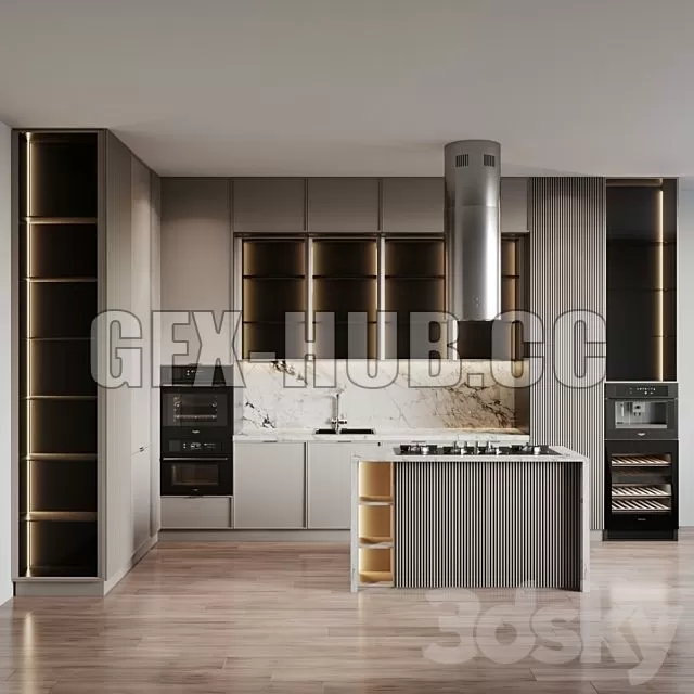 FURNITURE 3D MODELS – Kitchen Modern 39 FURNITURE 3D MODELS – Kitchen Modern 39
