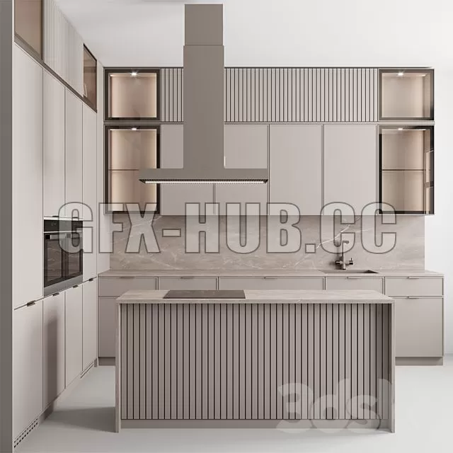 FURNITURE 3D MODELS – Kitchen N63 VRay FURNITURE 3D MODELS – Kitchen N63 VRay