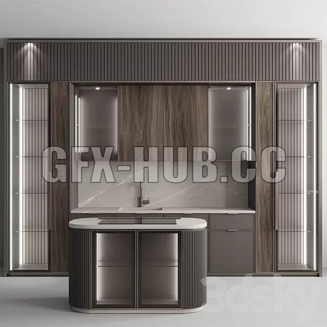 FURNITURE 3D MODELS – Kitchen No 69 FURNITURE 3D MODELS – Kitchen No 69