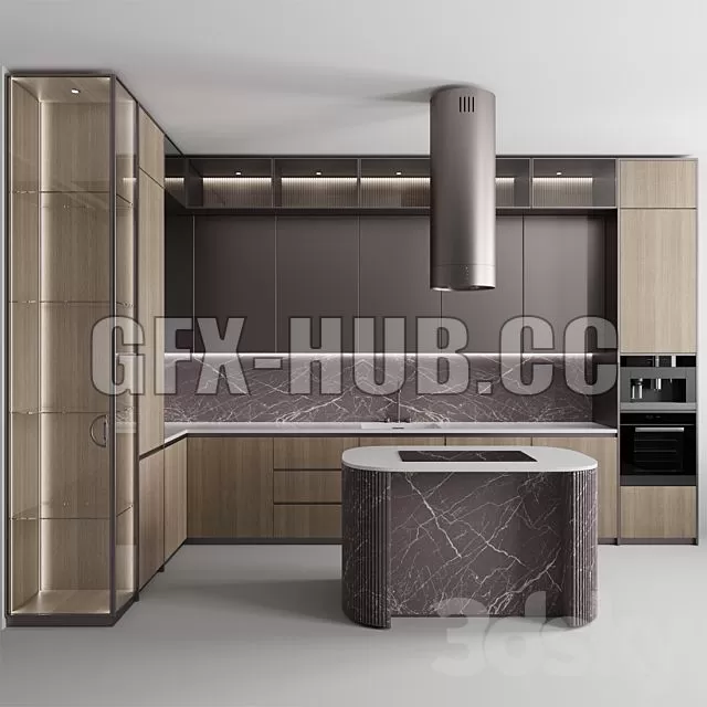 FURNITURE 3D MODELS – Kitchen No 88 FURNITURE 3D MODELS – Kitchen No 88