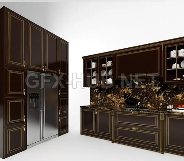 FURNITURE 3D MODELS – Kitchen set FURNITURE 3D MODELS – Kitchen set