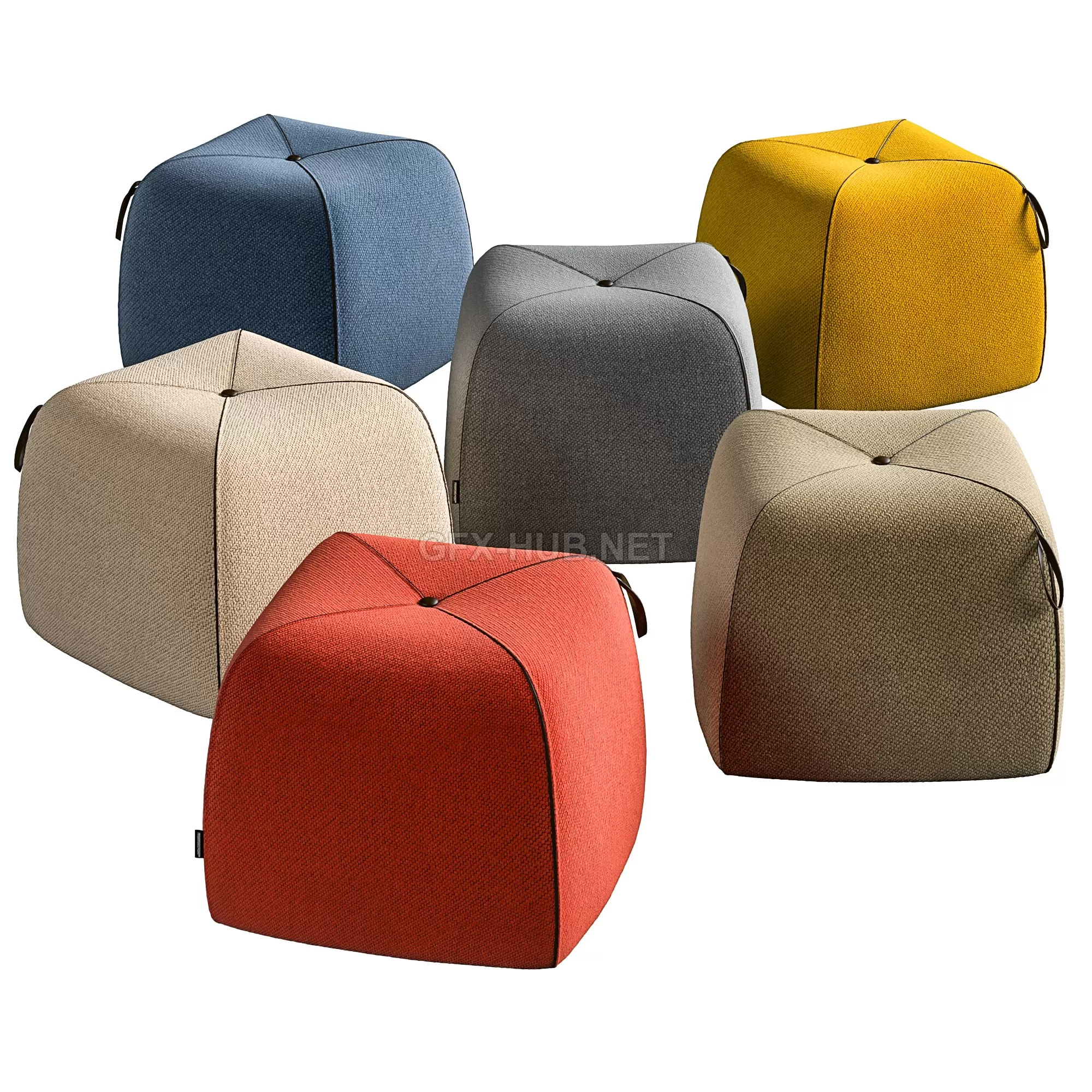FURNITURE 3D MODELS – Koleksiyon Suri Pouf FURNITURE 3D MODELS – Koleksiyon Suri Pouf