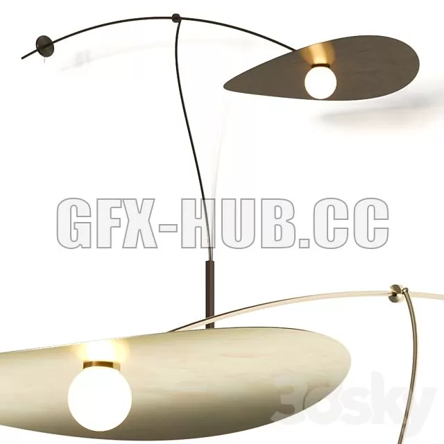 FURNITURE 3D MODELS – L & G Studio Myrna Wall Mobile Lamp FURNITURE 3D MODELS – L & G Studio Myrna Wall Mobile Lamp