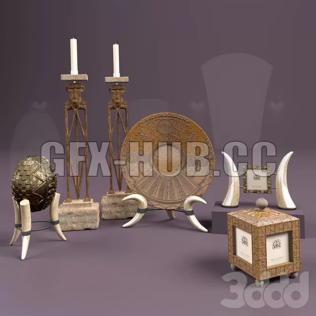 FURNITURE 3D MODELS – LamLee decor set FURNITURE 3D MODELS – LamLee decor set