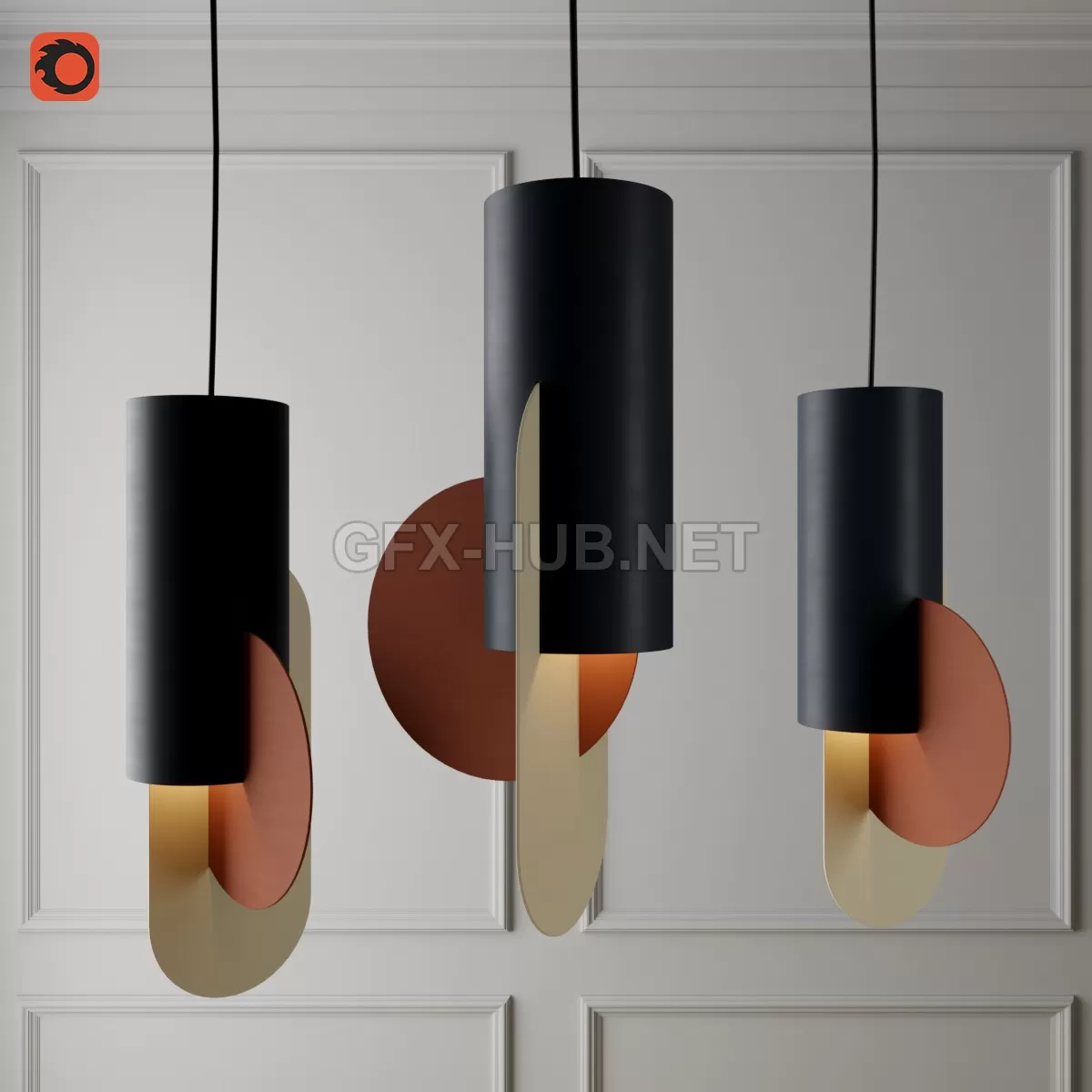 FURNITURE 3D MODELS – Lamp Suprematic Three CS1 FURNITURE 3D MODELS – Lamp Suprematic Three CS1
