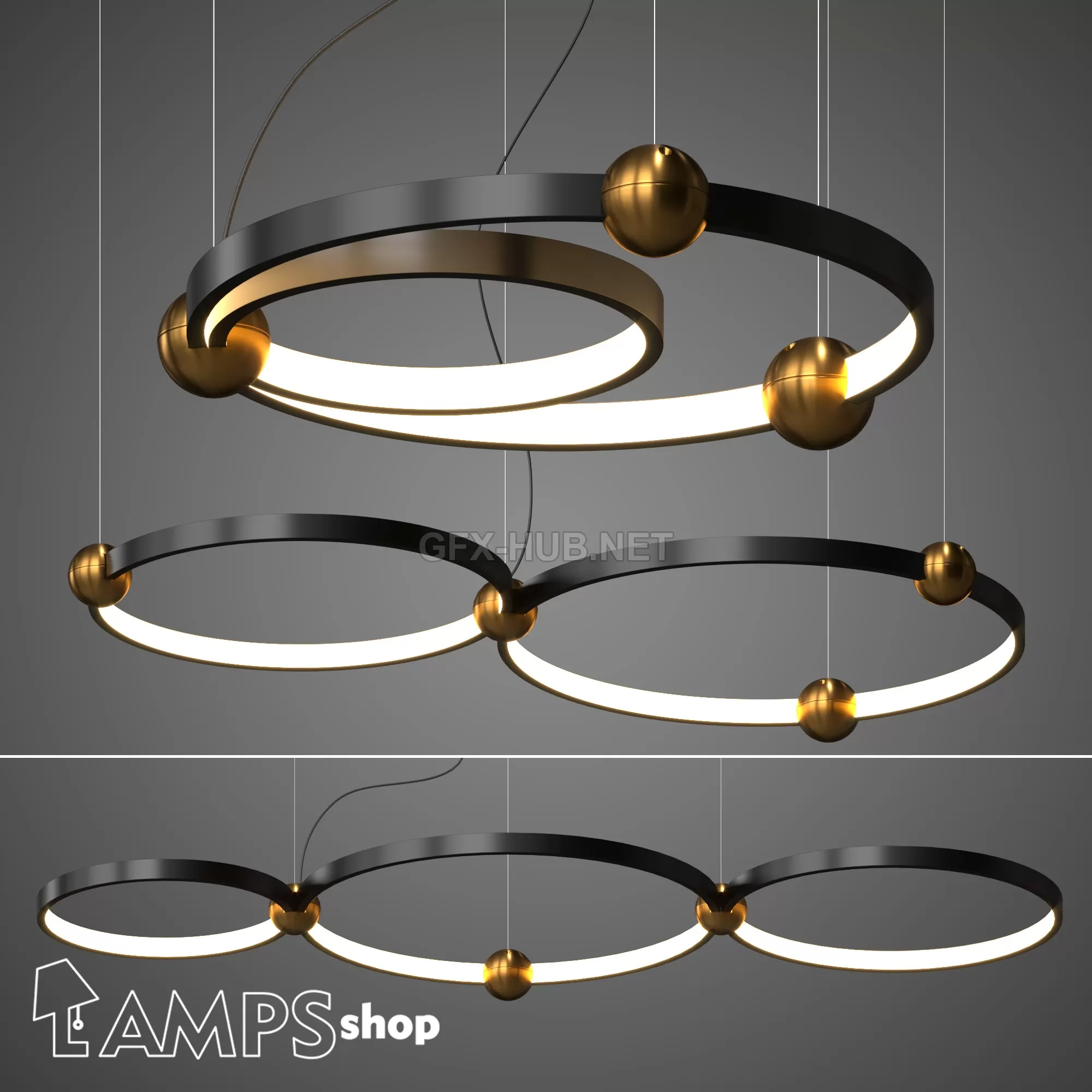 FURNITURE 3D MODELS – LampsShop Chandeliers Mating Rings FURNITURE 3D MODELS – LampsShop Chandeliers Mating Rings