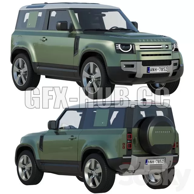 FURNITURE 3D MODELS – Land Rover Defender 90 2020 FURNITURE 3D MODELS – Land Rover Defender 90 2020