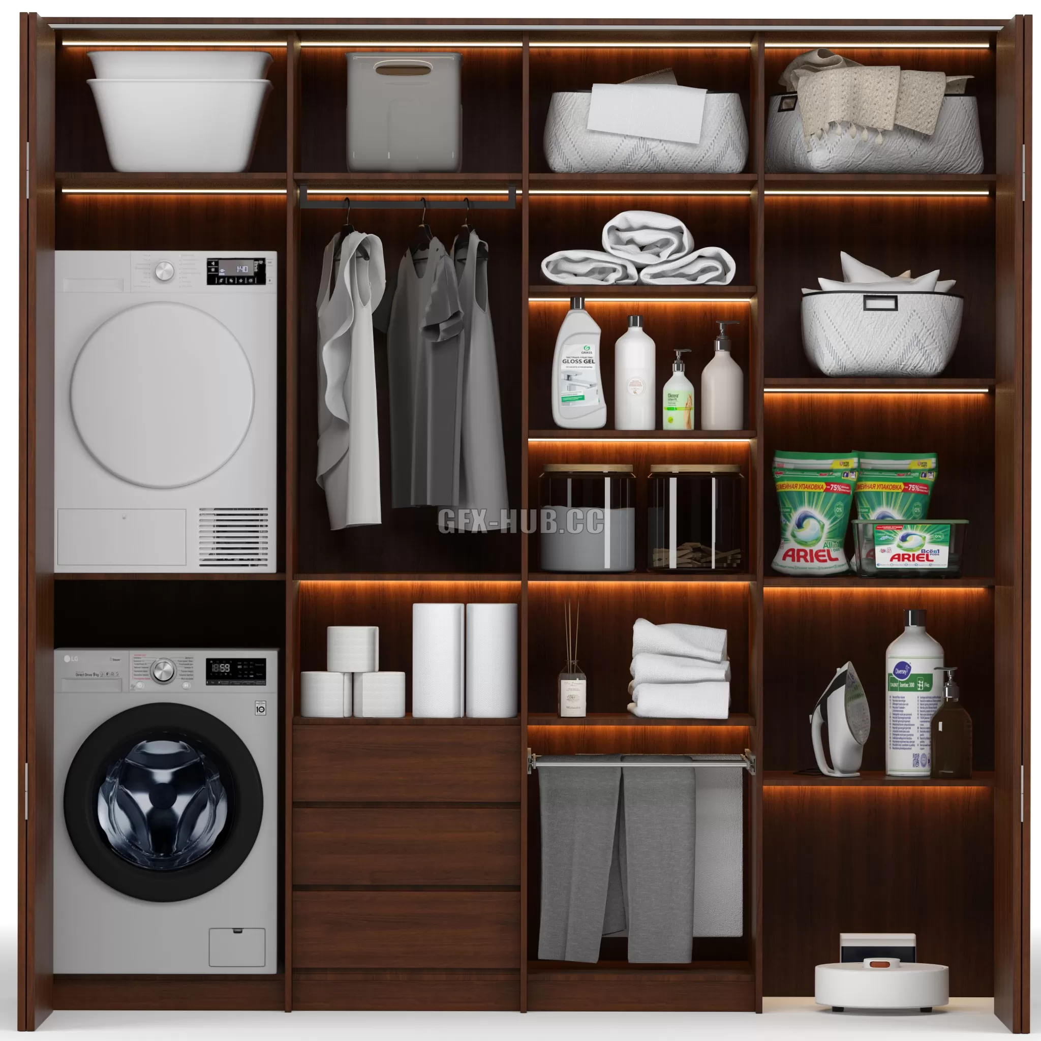 FURNITURE 3D MODELS – Laundry 01 FURNITURE 3D MODELS – Laundry 01