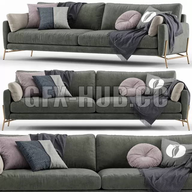 FURNITURE 3D MODELS – Le Marais 3seater maxi sofa – Calligaris (Stefano Spessoto design) FURNITURE 3D MODELS – Le Marais 3seater maxi sofa – Calligaris (Stefano Spessoto design)